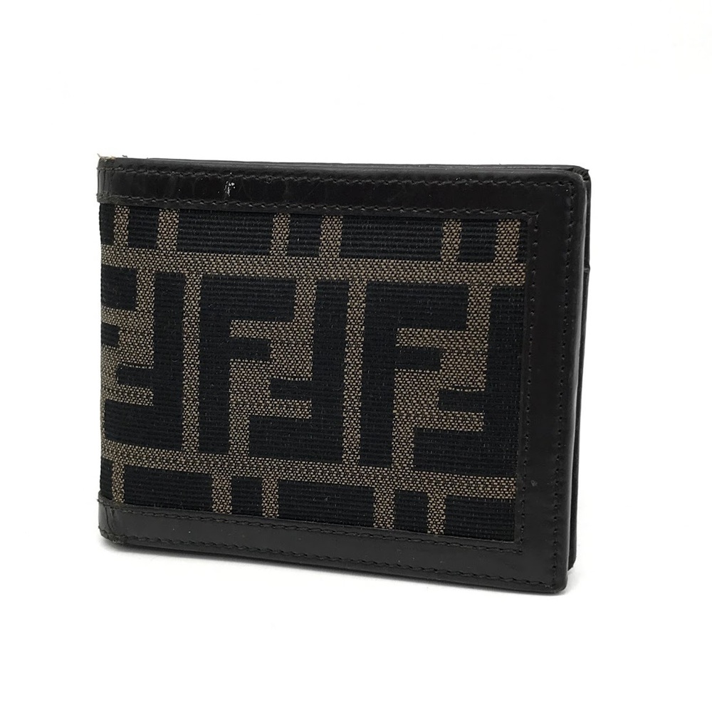 Fendi Bi fold Wallet Brown